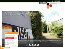 Tablet Screenshot of bisg-ev.de